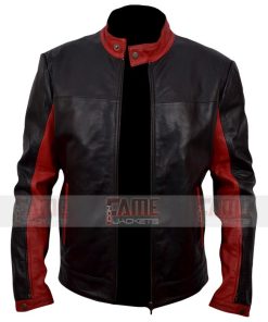 Batman Dark Knight Black Leather Men's Jacket