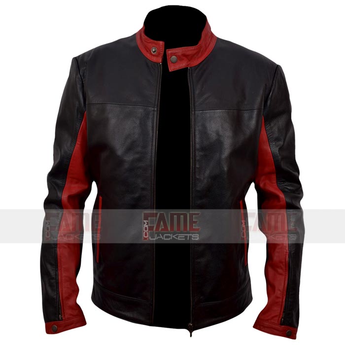 Batman Dark Knight Black Leather Men's Jacket