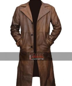 Batman vs Superman Dawn of Justice Brown Leather Coat