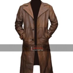 Batman vs Superman Dawn of Justice Brown Leather Coat