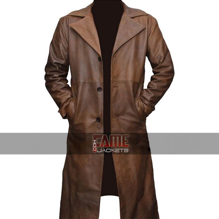Batman vs Superman Dawn of Justice Brown Leather Coat