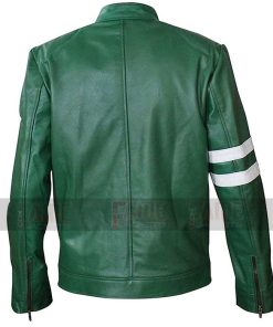 Alternative view of Ben 10 Genuine Green Leather Jacket For Men