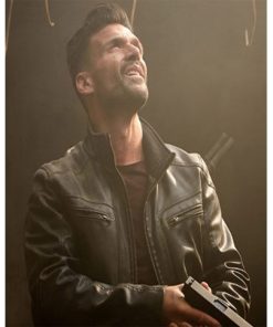 Beyond Skyline Frank Grillo Casual Black Leather Jacket