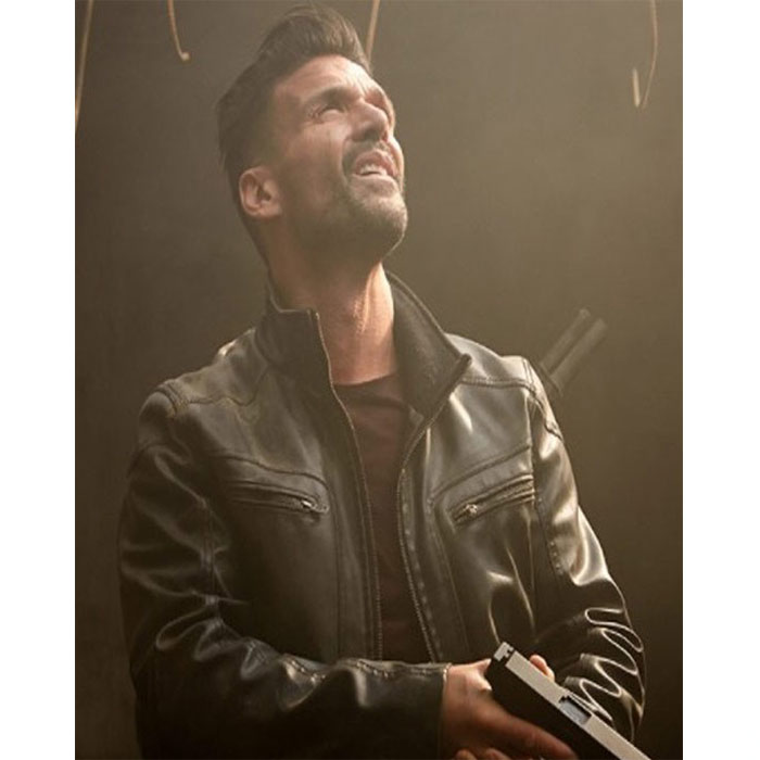 Beyond Skyline Frank Grillo Casual Black Leather Jacket