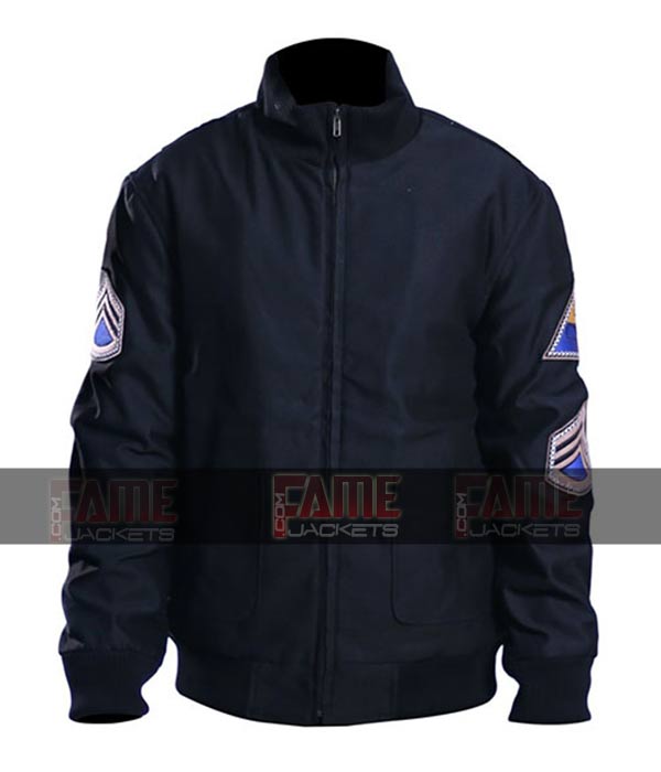 Brad Pitt Fury Bomber Cotton Jacket For Men