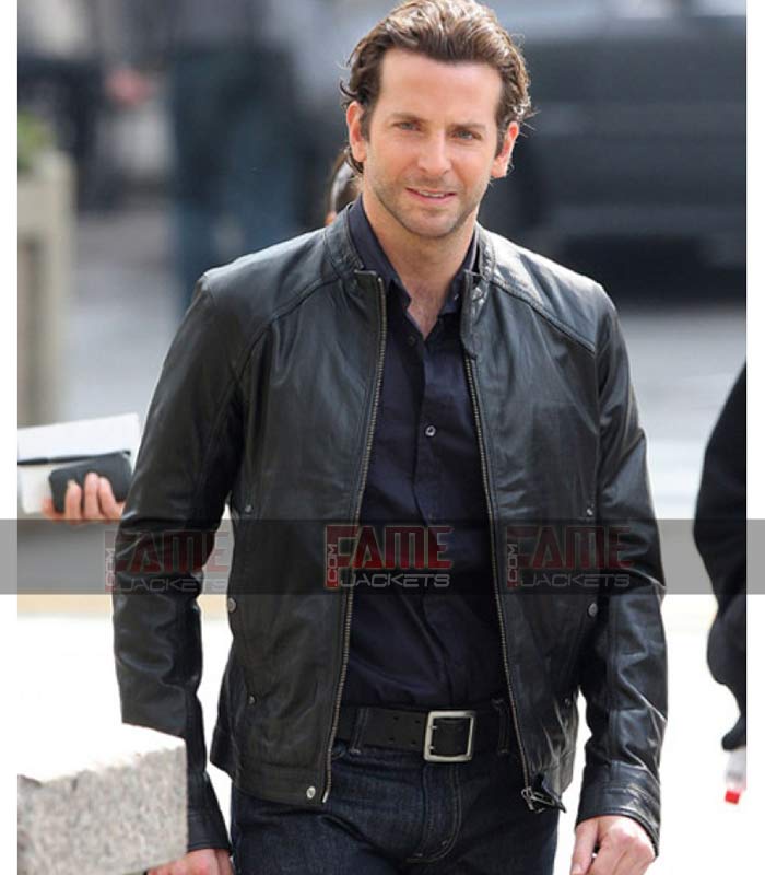 Bradley Cooper Black Leather Jacket On Sale