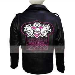 Bret Hart Motorcycle Leather Jacket