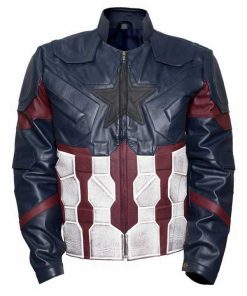 Chris Evans Captain America Avengers Infinity War Leather Jacket