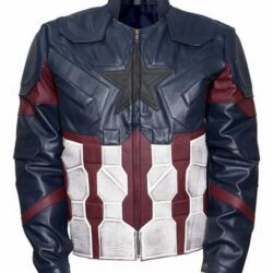 Chris Evans Captain America Avengers Infinity War Leather Jacket