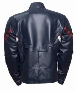 Alternative view of Chris Evans Captain America Avengers Infinity War Leather Jacket