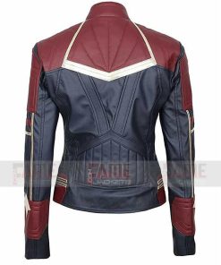 Alternative view of Captain Marvel Brie Larson Women's Leather Jacket