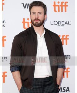 Alternative view of Chris Evans Men's Casual Brown Cotton Jacket