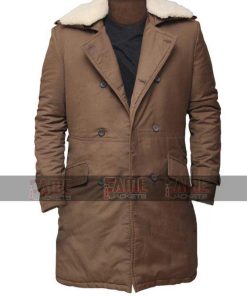 Alternative view of Wonder Woman Jasperz Steve Trevor Brown Cotton Men Winter Coat