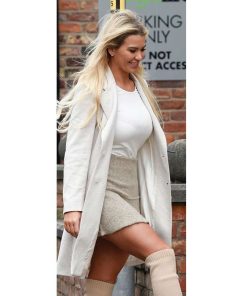 Alternative view of All New Women's White Cotton Coat for Tall Women