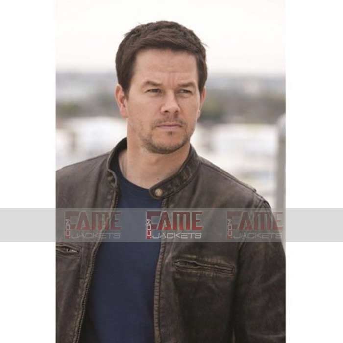 Mark Wahlberg's Distressed Slim Fit Jacket