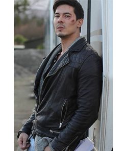 Daniel Wu Sunny Black Moto Jacket