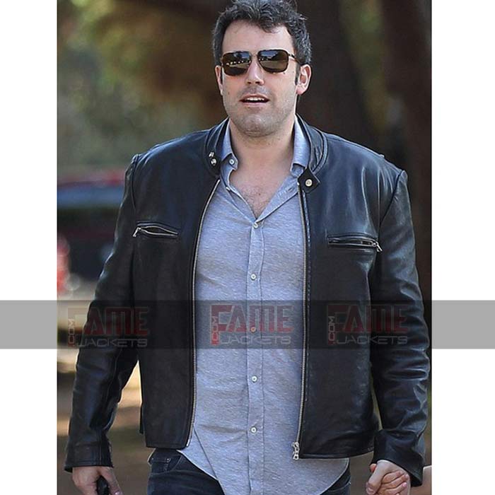 Matt Murdock Daredevil Mens Black Cafe Racer Leather Jacket