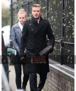 Alternative view of David Beckham Double Breasted Wool Coat