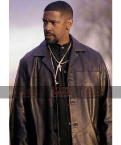 Alternative view of Denzel Washington Mens Black Winter Coat