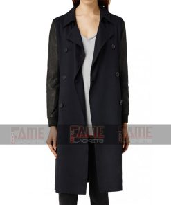 Alternative view of Clara Oswald Doctor Who Season 9 Black Women Winter Coat