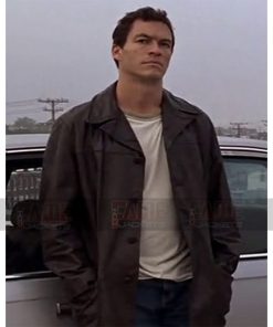 Dominic West The Wire Genuine Leather Winter Coat