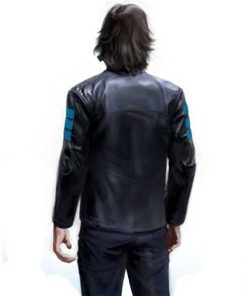 Alternative view of Mirror's Edge Catalyst Jacknife Real Black Leather Blazer