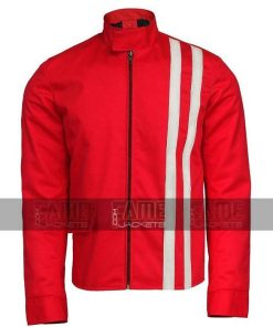 Elvis Presley Speedway Men Red Bomber Jacket