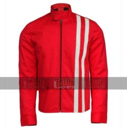 Elvis Presley Speedway Men Red Bomber Jacket