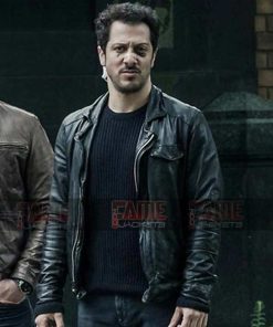 Alternative view of Fahri Yardim Dogs Of Berlin Black Leather Jacket