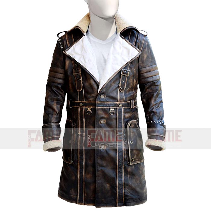 Maxson's Battle Fallout 4 Trench Distressed Leather Coat