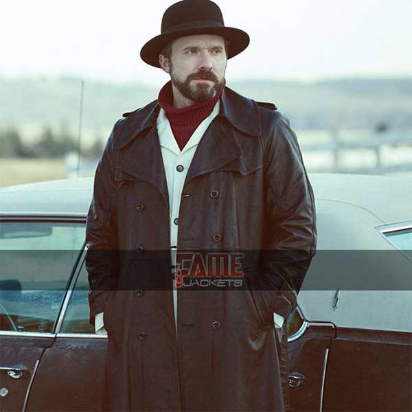 Gale Kitchen Fargo Real Leather Mens Winter Coat