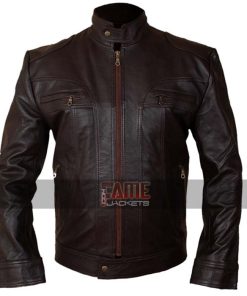 Ghost of Girlfriend Past Matthew McConaughey Brown Leather Jacket