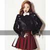 Goo Hara Black Slim Fit Biker Leather Jacket