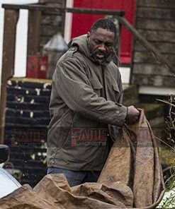Alternative view of Idris Elba Winter Cotton Jacket With Fur Hood