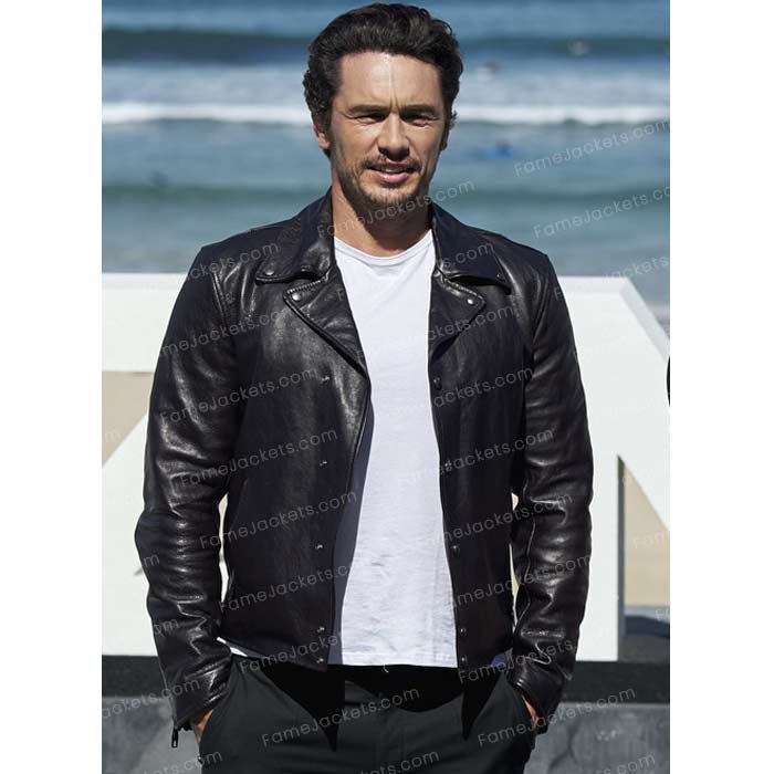James Franco Men Black Vintage Blazer