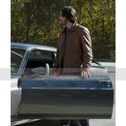 Keanu Reeves Brown Leather Jacket