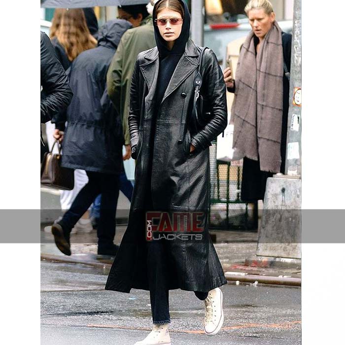 Big and Tall Double Breasted Trench Coat