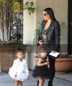 Alternative view of Kim Kardashian Slim Fit Motorcycle Jacket