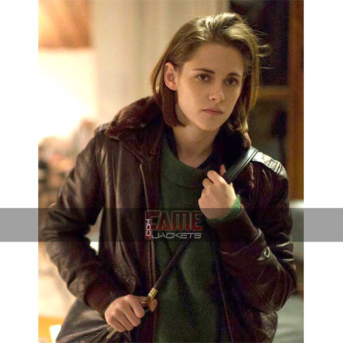 Kristen Stewart Women's Vintage Style Brown Jacket