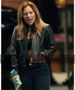 Lady Gaga Women's Casual Black Leather Jacket