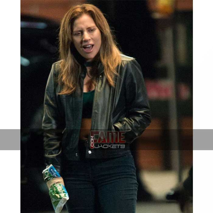 Lady Gaga Women's Casual Black Leather Jacket