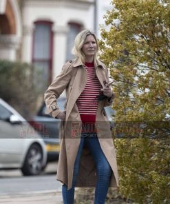Alternative view of Lisa Faulkner Casual Brown Cotton Coat For Women