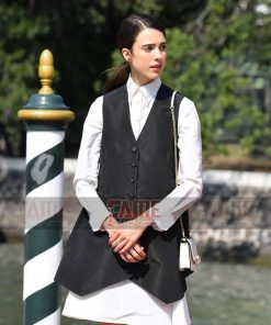 Margaret Qualley Women's Stylish Casual Cotton Vest