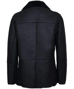 Alternative view of Big and Tall Mens Winter Coat In Real Cowhide