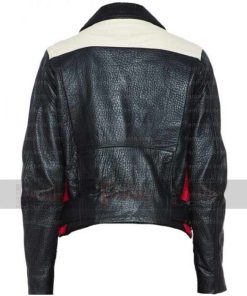 Alternative view of Unisex Black Motorcycle Leather Jacket