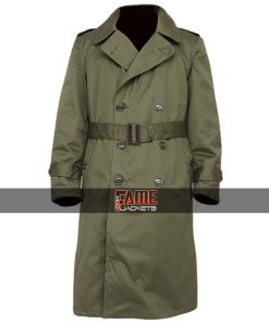 Men's Military US Army M-51 Cotton Long Trench Overcoat