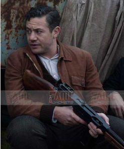 Alternative view of Neil Mackay X Company Warren Brown Suede Leather Jacket