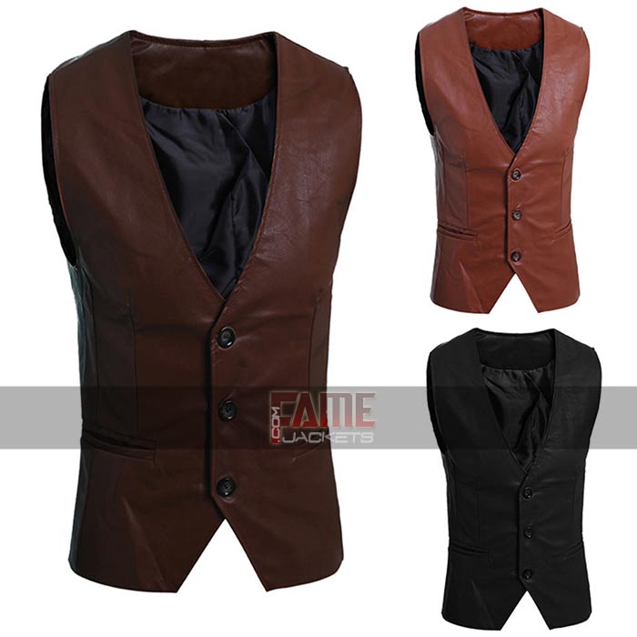 New Men's Classic Motorcycle Snooker Vest
