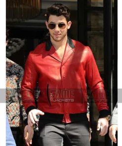 Nick Jonas Vintage Style Bomber Jacket