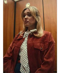 Sex Education S04 Aimee Gibbs Suede Leather Jacket